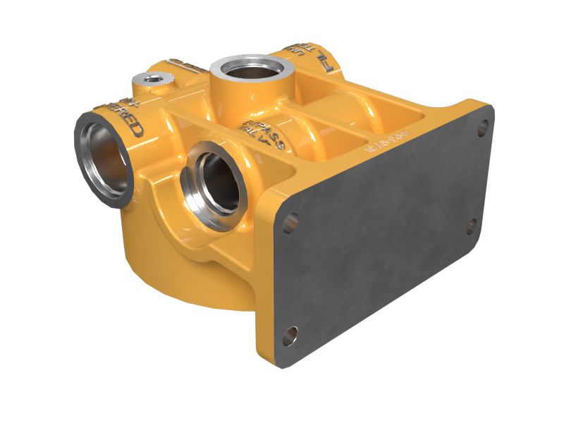 493-9731: 机油滤清器基座