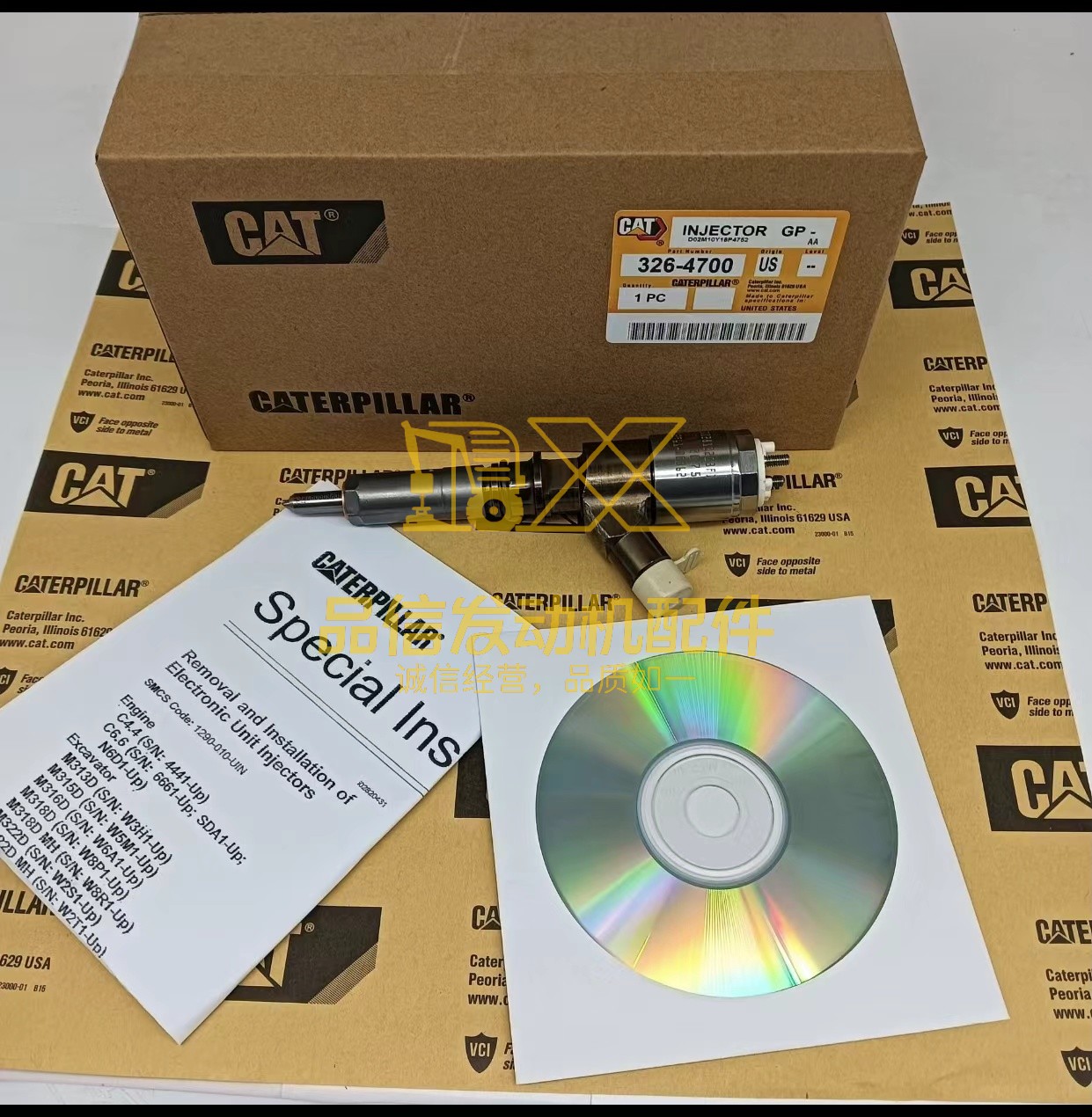 326-4700 3264700 Engine C-6 C6.4 Injector GP-Fuel For CAT 320D Excavator Parts