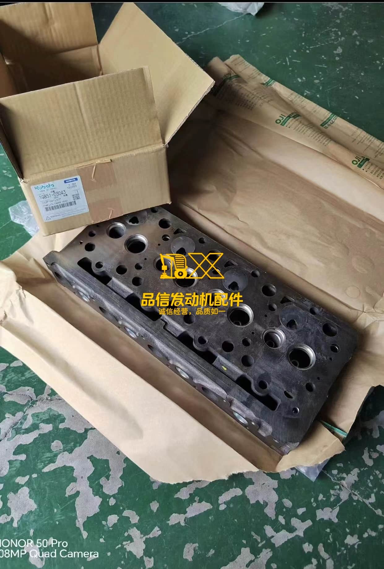 16065-0304-0 Cylinder Head 19499-003-20 Cylinder Head Ass'y for Kubota V1505T Engine Parts V2203 V2403 V3300 V3800 V2607