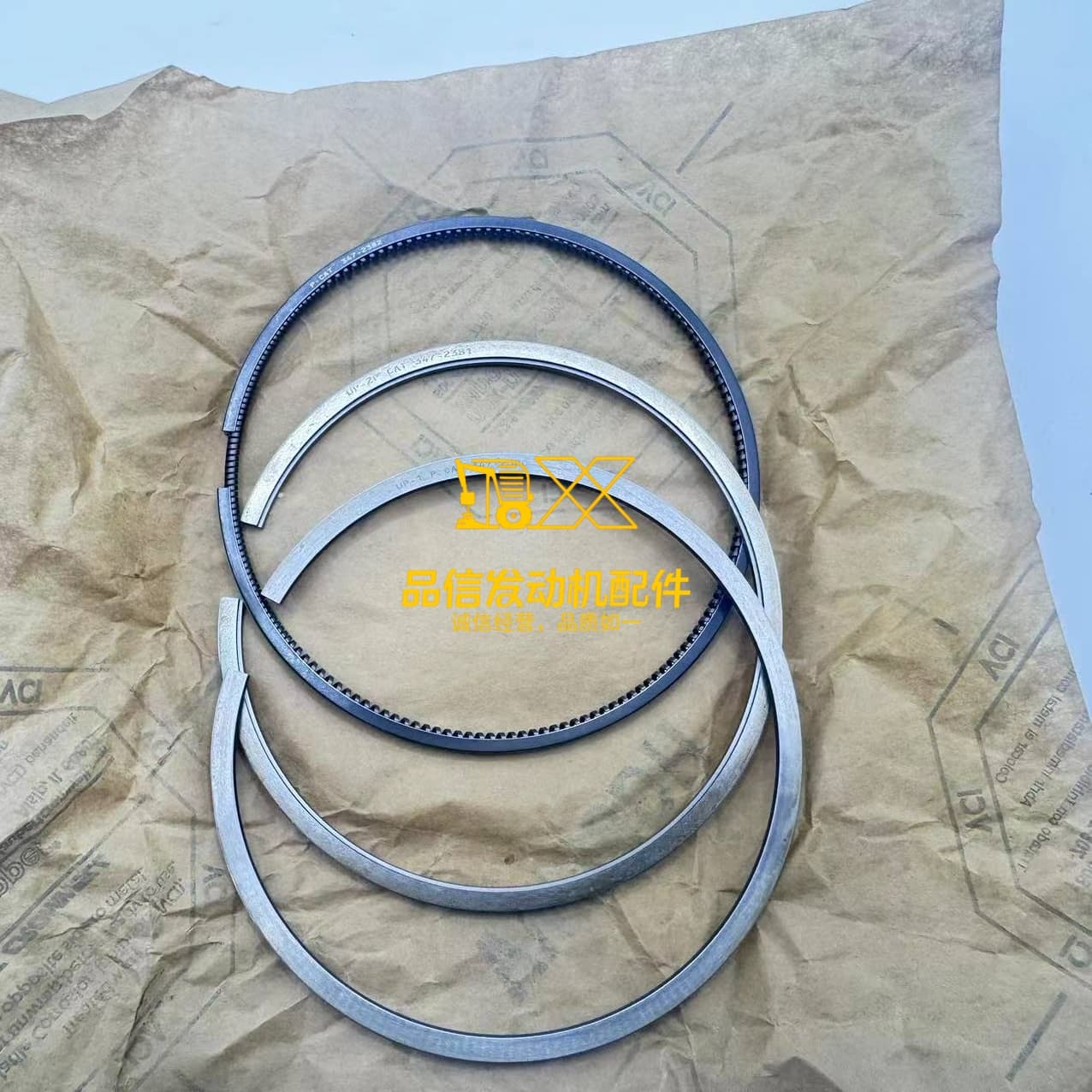 Diesel Engine Parts Cat Fit for Caterpillar C-9 C9 Ring, Piston Top 197-9392 1979392 Intermediate 161-3424 1613424 Oil 168-7211 1687211