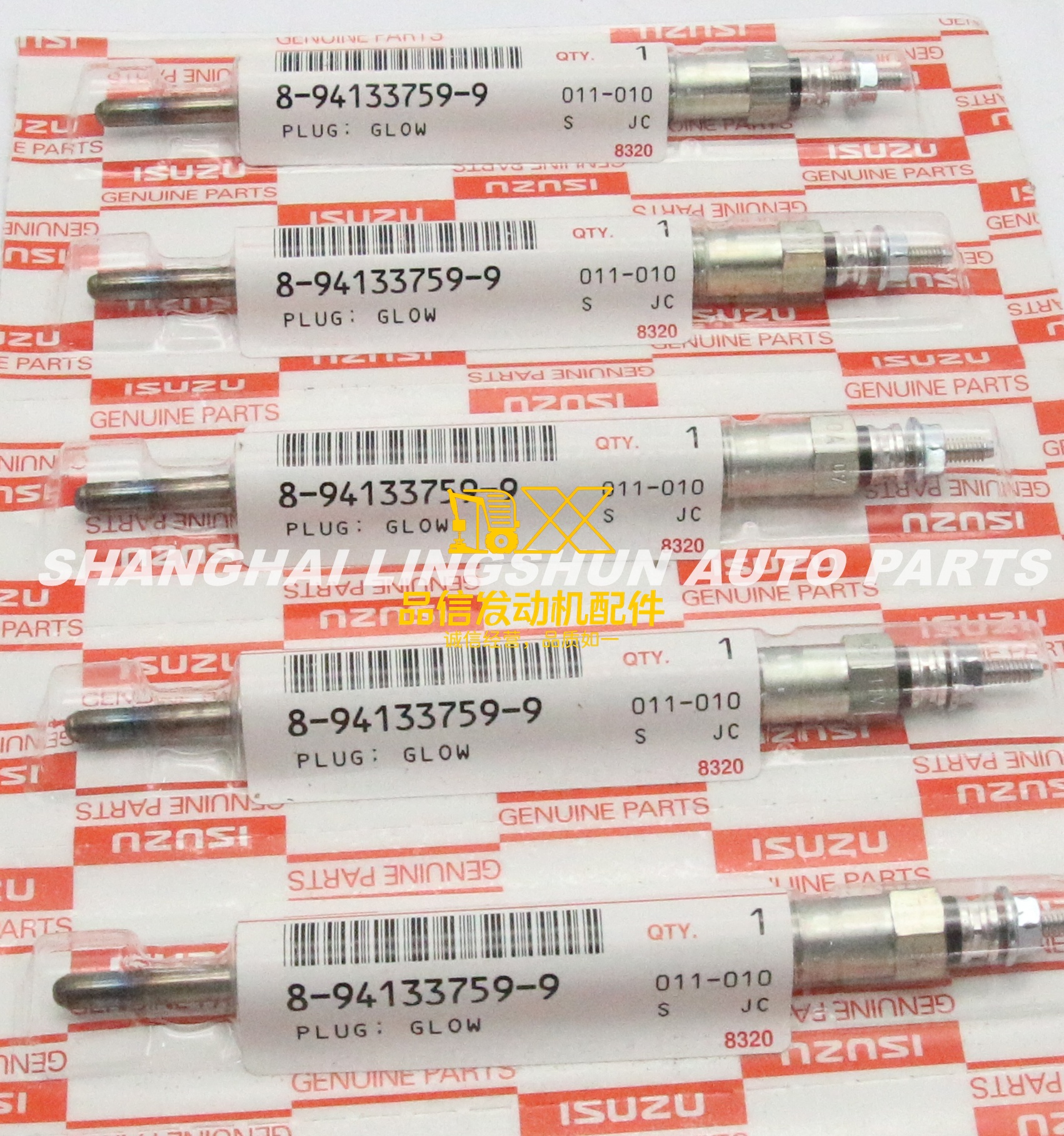 Genuine Japan Original Auto Parts 6BG1 NKR 4BG1 4JG1 NPR 4LE2 8941337599 8-94133759-9 GLOW PLUG