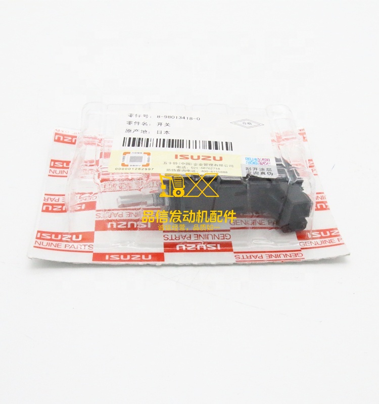 Genuine Original  Parts FVR 700P 600P  NPR 8-98013418-0 8980134180 Trucks Spare Parts Idle Speed Control Switch