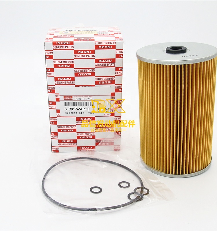 Genuine Original Parts  CXZ81 CXZ51 FVR 4JB1 8-98174903-0 8981749030  Diesel Engine Fuel Filter