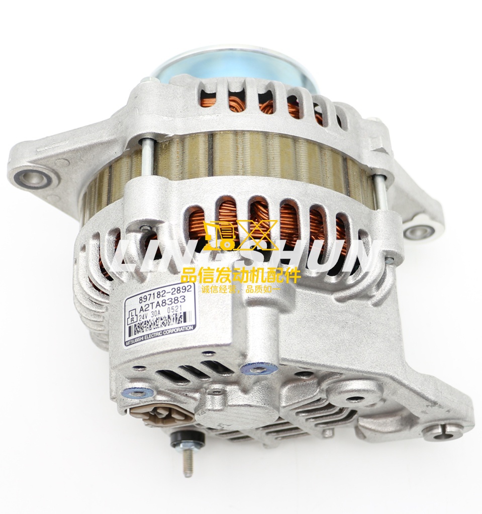 Genuine Original Parts 4JB1 4LE1 4LE2 4JG1 4JG2 24V 30A 8-97182289-3 8971822893 GENERATOR ASM