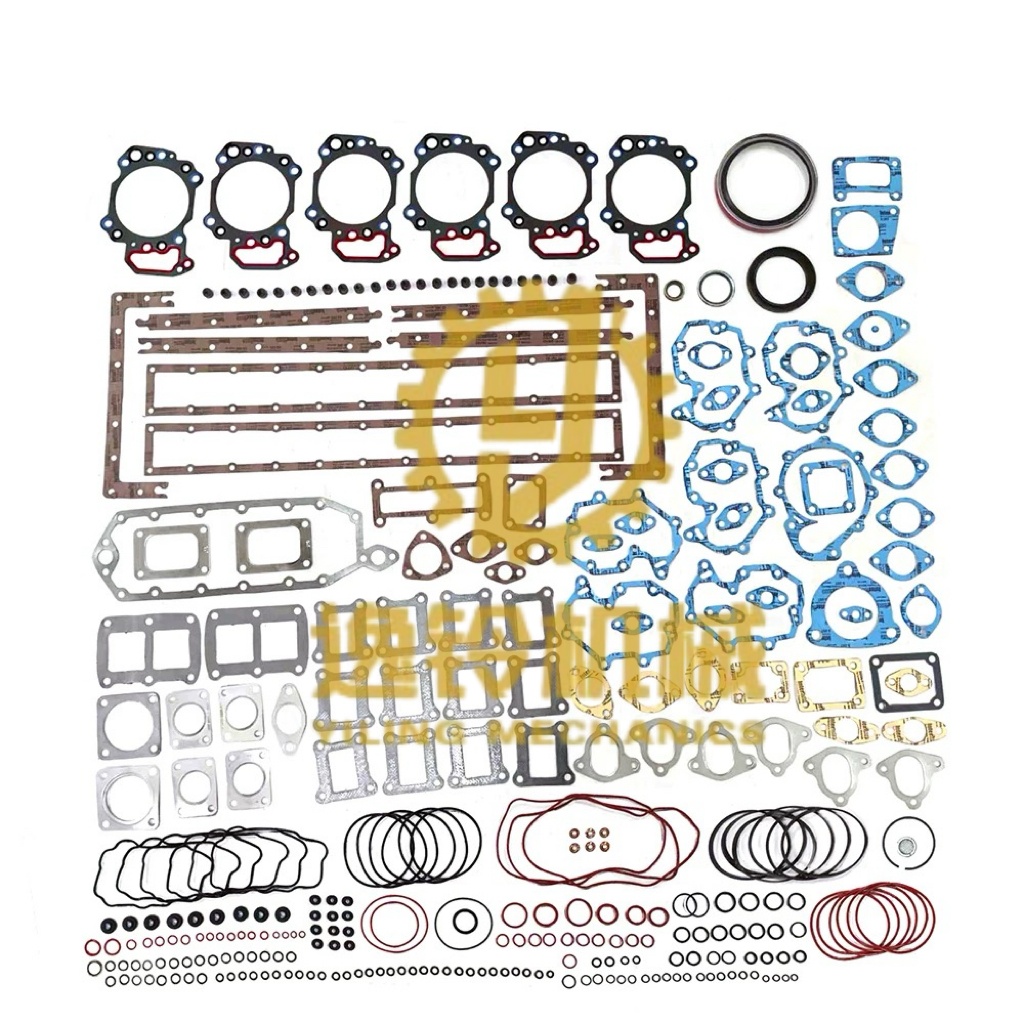 6D125 Engine overhaul Full Gasket Set 6150-11-1812 for Komatsu 6D125 6D125-1 6D125-1A 6D125-1B-P Engine Land grader GD663A-2