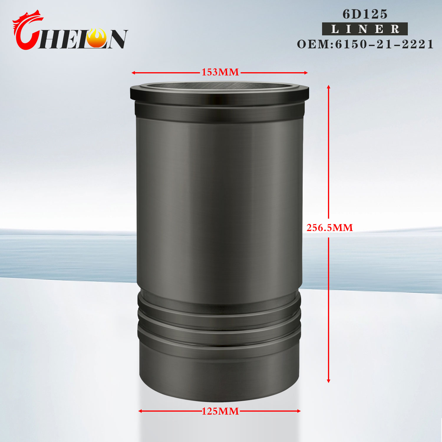 6150-21-2222 6150-21-2221 LINER ,SLEEVE FITS 6D125 6D125E PC400-5 -6 -7 PC300-3