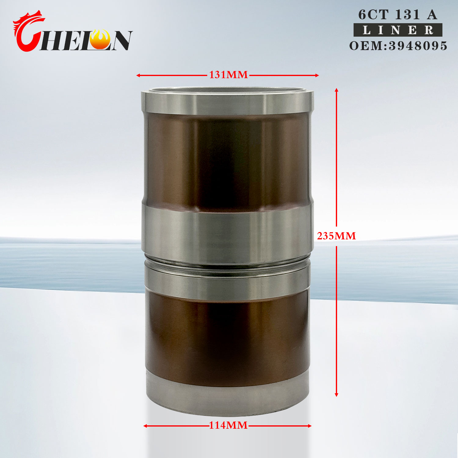 161633 CUMMINS 3948095 CYLINDER LINER (CURRENT) (6C / ISC