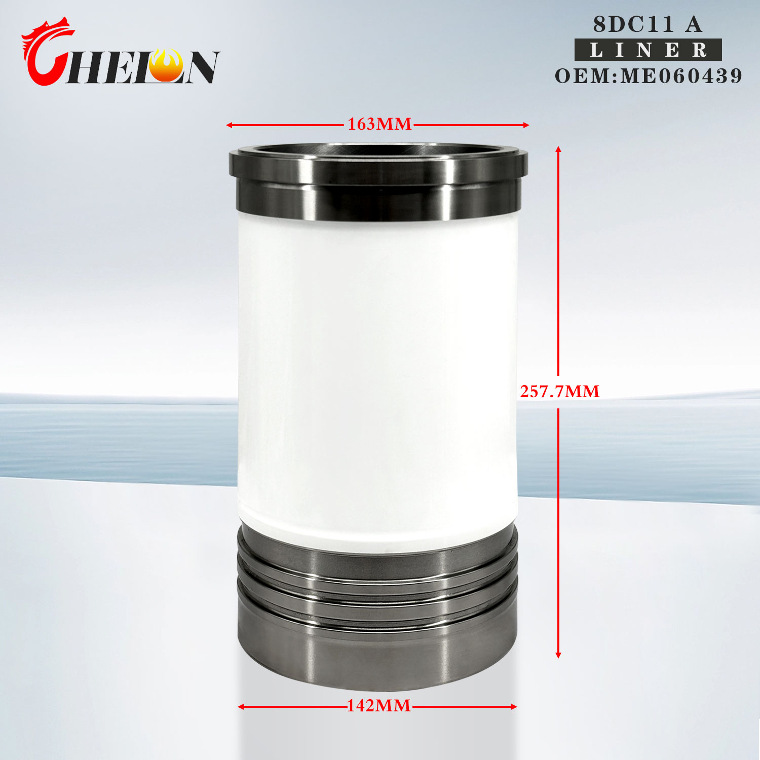6D34 4D34 4D32 Cylinder Liner ME013366 ME060439 ME012900 Suitable for Mitsubishi Excavator Tractor Diesel Engines Parts