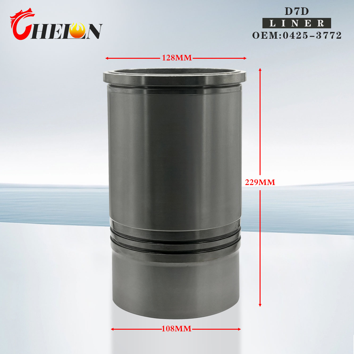 Cylinder Liner 0425-3772 04253772 For Deutz BF4M1013 Engine Parts