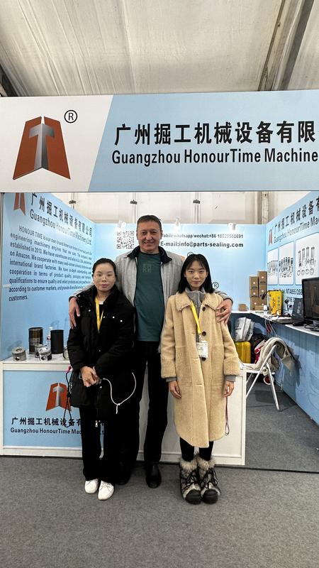 Photos of customers at major exhibitions