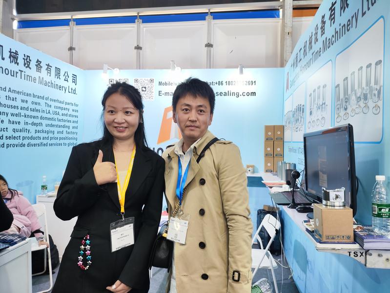 Photos of customers at major exhibitions
