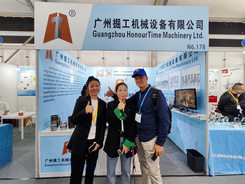 Photos of customers at major exhibitions
