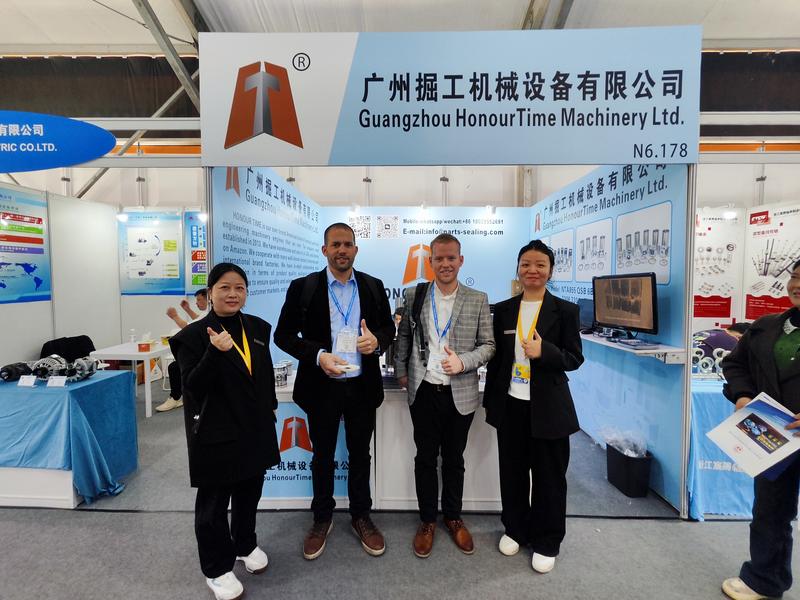 Photos of customers at major exhibitions