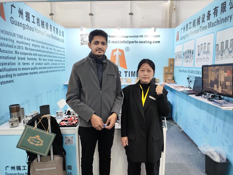 Photos of customers at major exhibitions