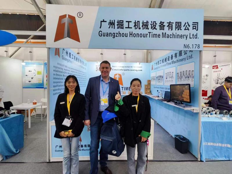 Photos of customers at major exhibitions