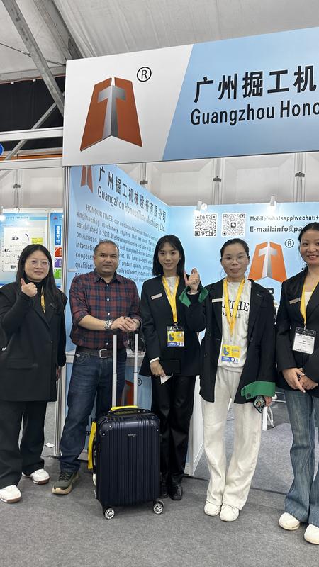 Photos of customers at major exhibitions