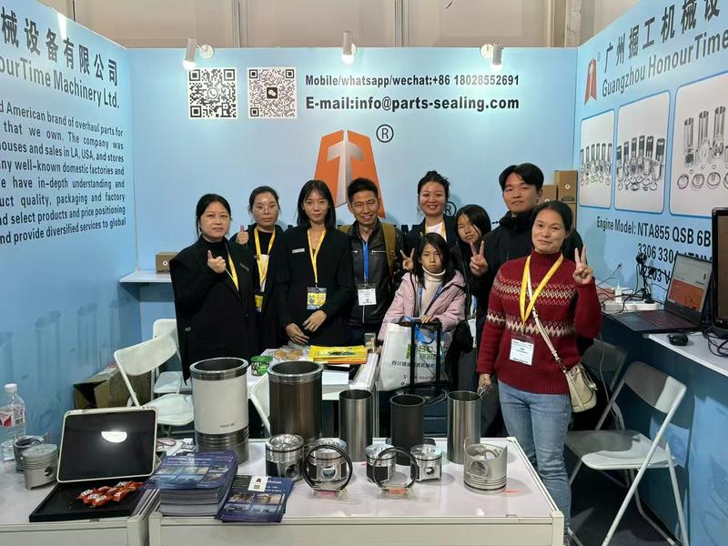 Photos of customers at major exhibitions