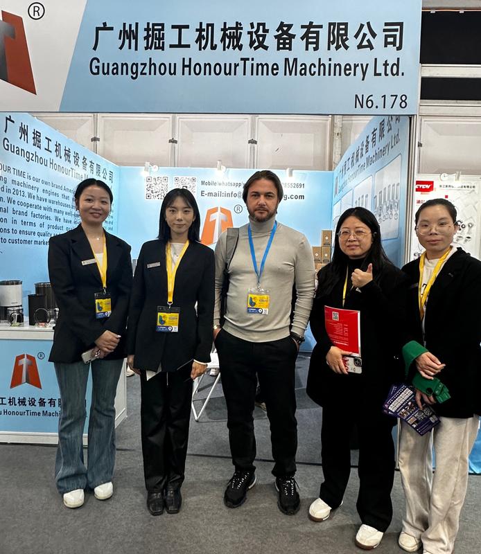 Photos of customers at major exhibitions