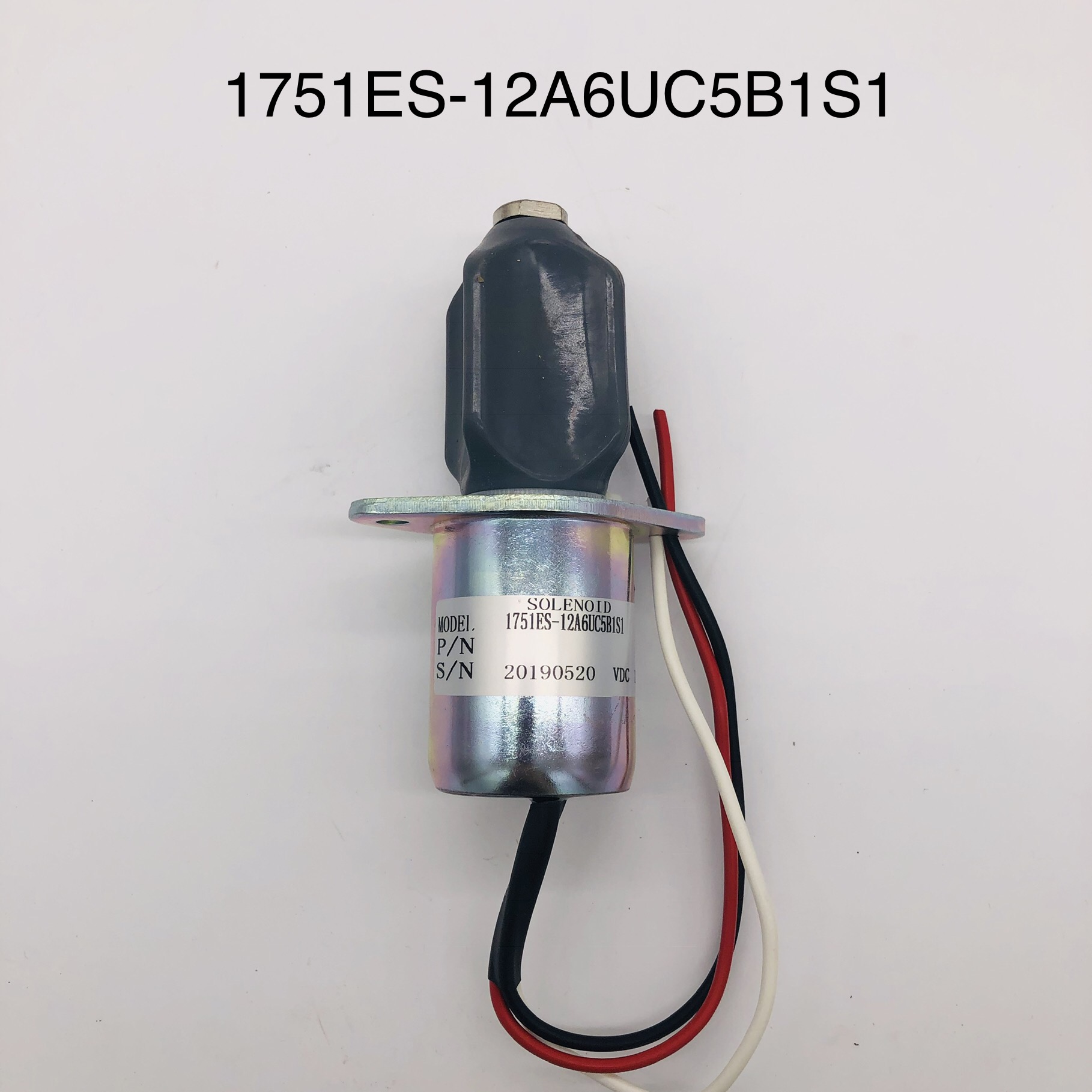Fuel Shutoff Solenoid 1751ES-12A6UC5B1S1 Replacement for Diesel Engine Stop Control