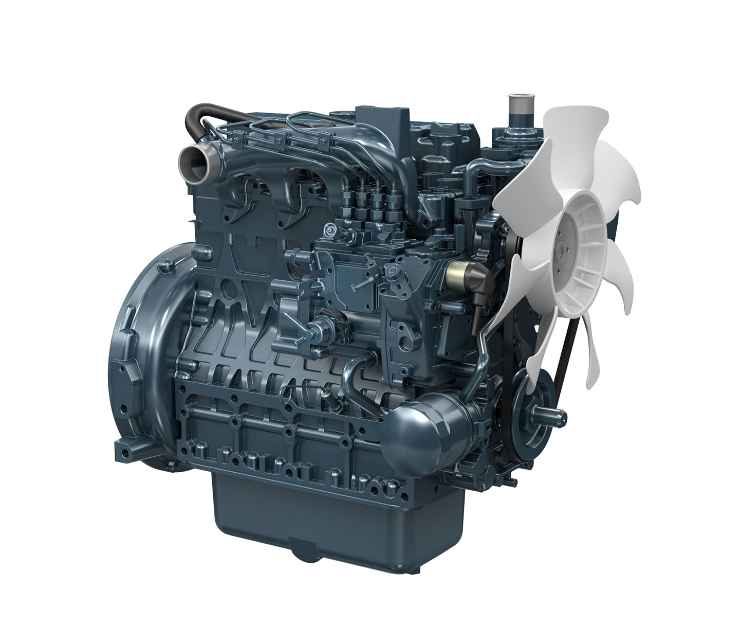 Kubota V2403-M-DI-E3B Engine 1J879-21000 2600RPM 36KW