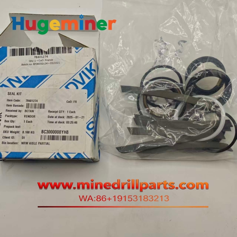 Hugeminer Original Replacement Sandvik Seal Kit 78401274, 78401274 for Sandvik Mining Underground Loader LH514 and Drill Rigs - Factory Direct Source Manufacturer