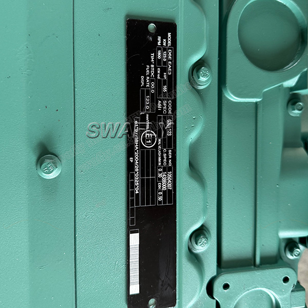 Deutz D6E engine for EC210B excavator