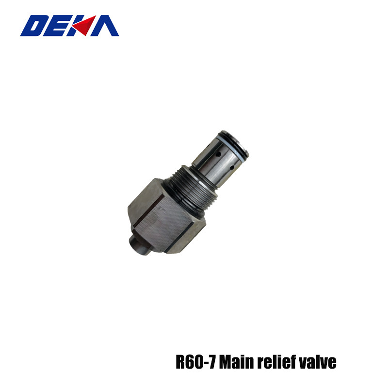 Hydraulic pump main relief valve R60-7 For Power Parts Heavy Equipment EXCAVATOR Rotary motor spare part